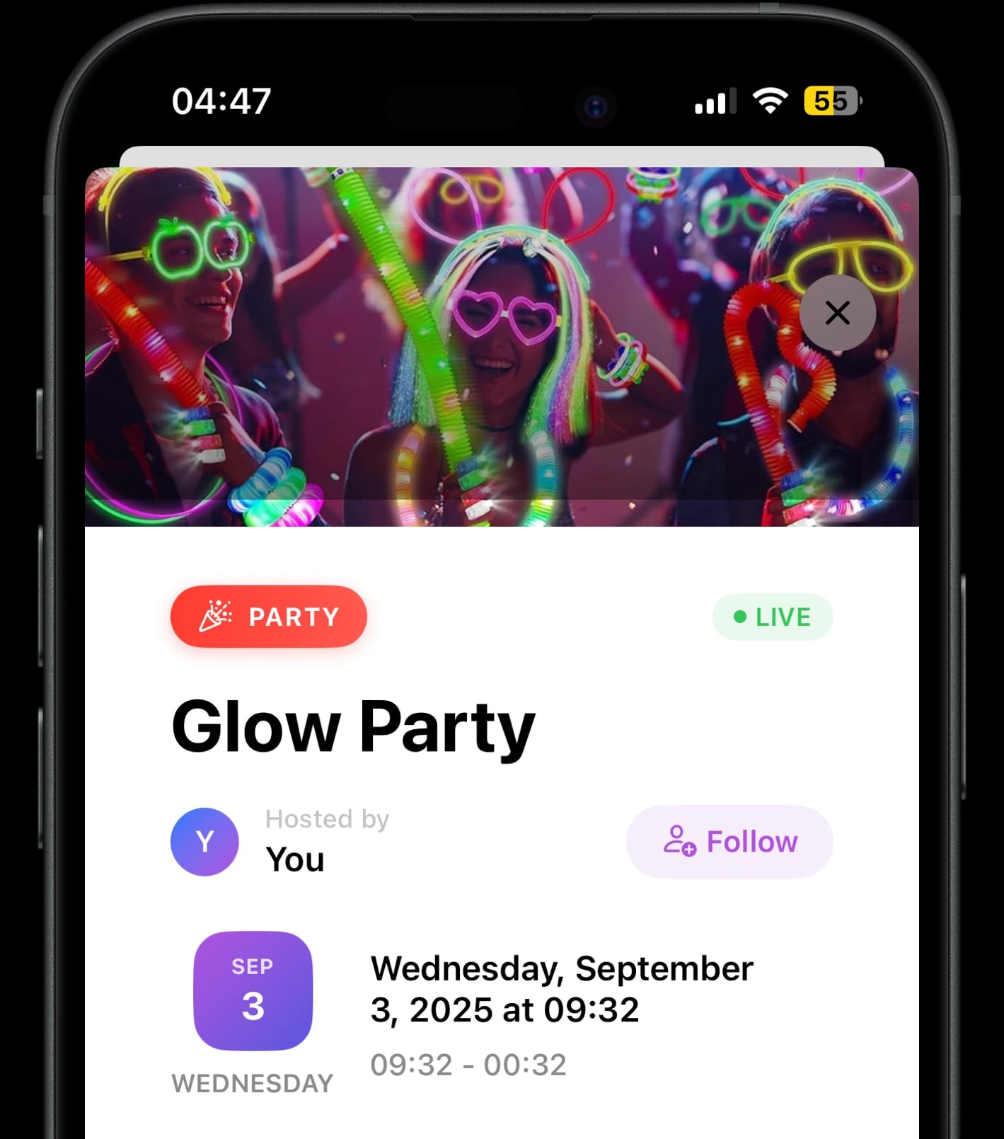 app mockup