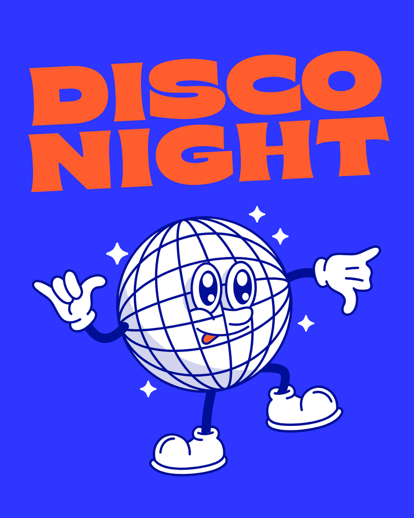 Disco Night event poster